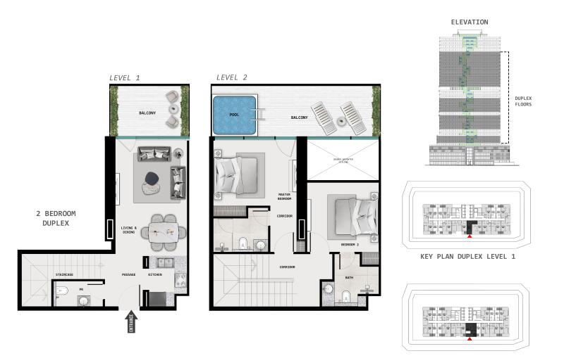 SAMANA Barari Lagoons - 2 BHK Duplex