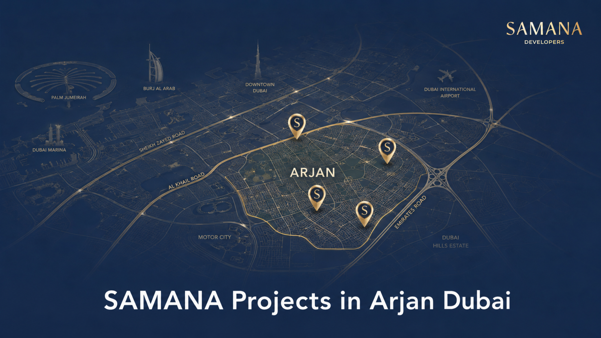 SAMANA Developers Projects in Arjan, Dubai