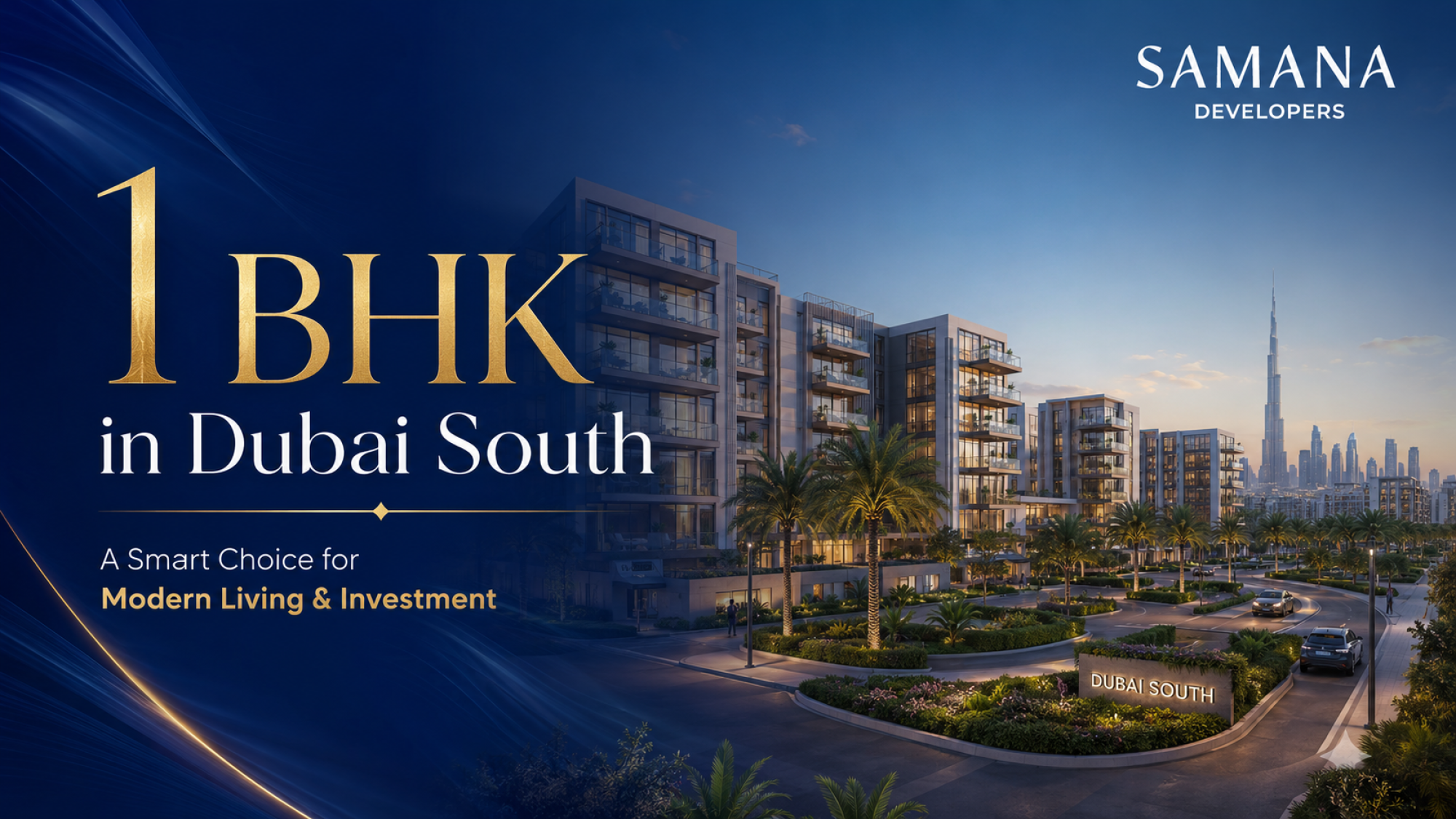 Why a 1 BHK in Dubai South Is a Smart Property Choice