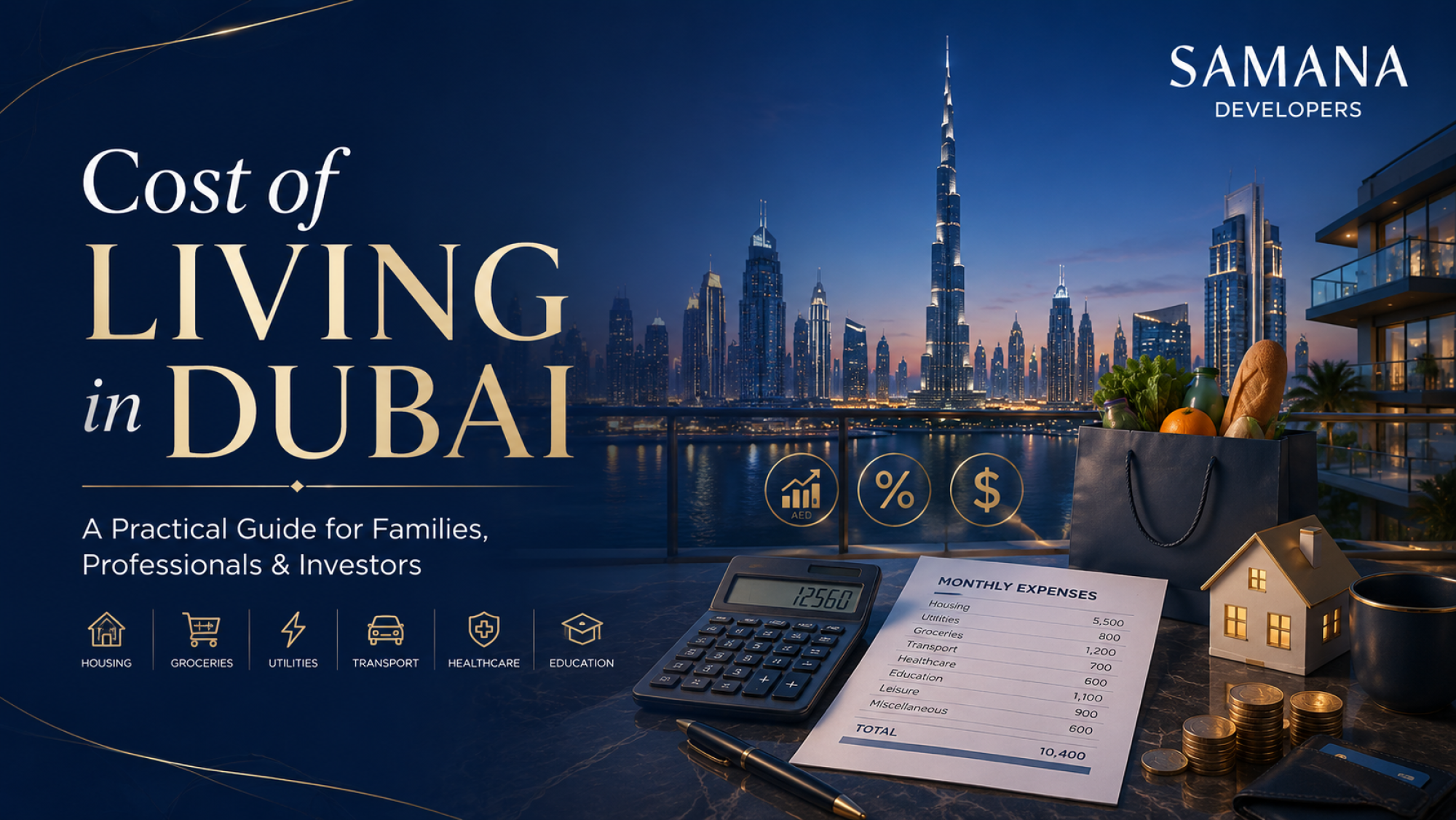 Cost of Living in Dubai: Family Budget, Rent and Monthly Expenses
