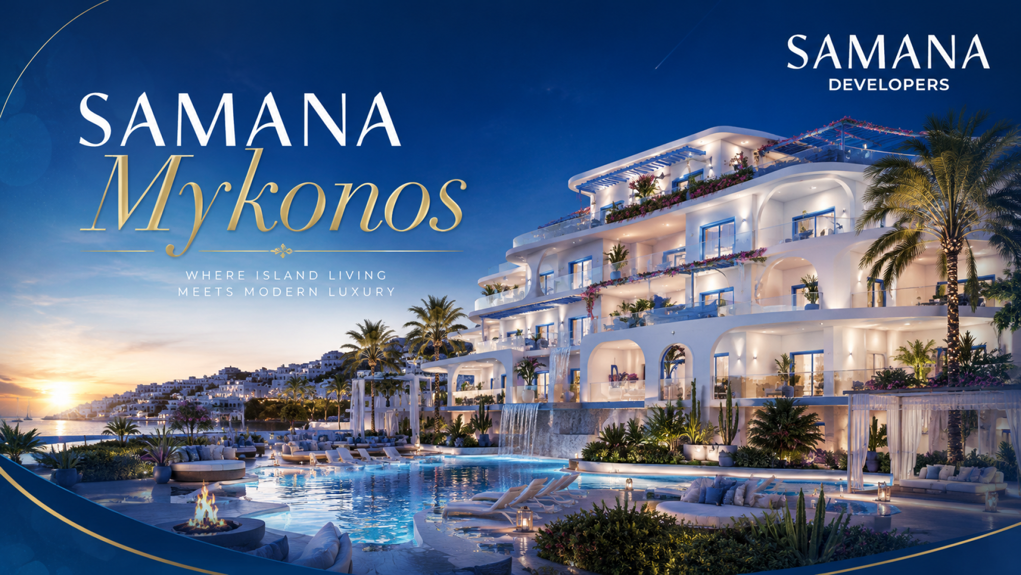 SAMANA Mykonos Dubai Studio City: Private Pool Apartments