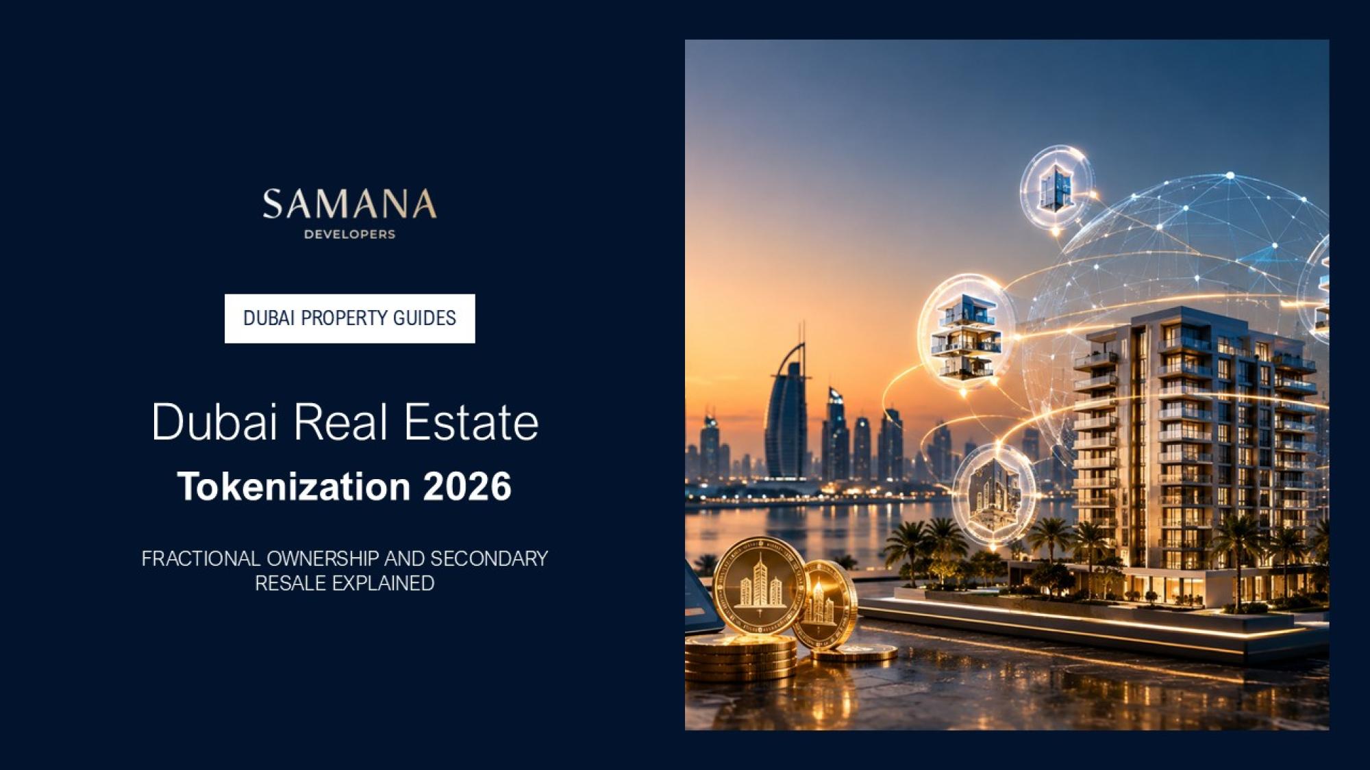 Dubai Real Estate Tokenization 2026: Fractional Ownership and Secondary Resale Explained