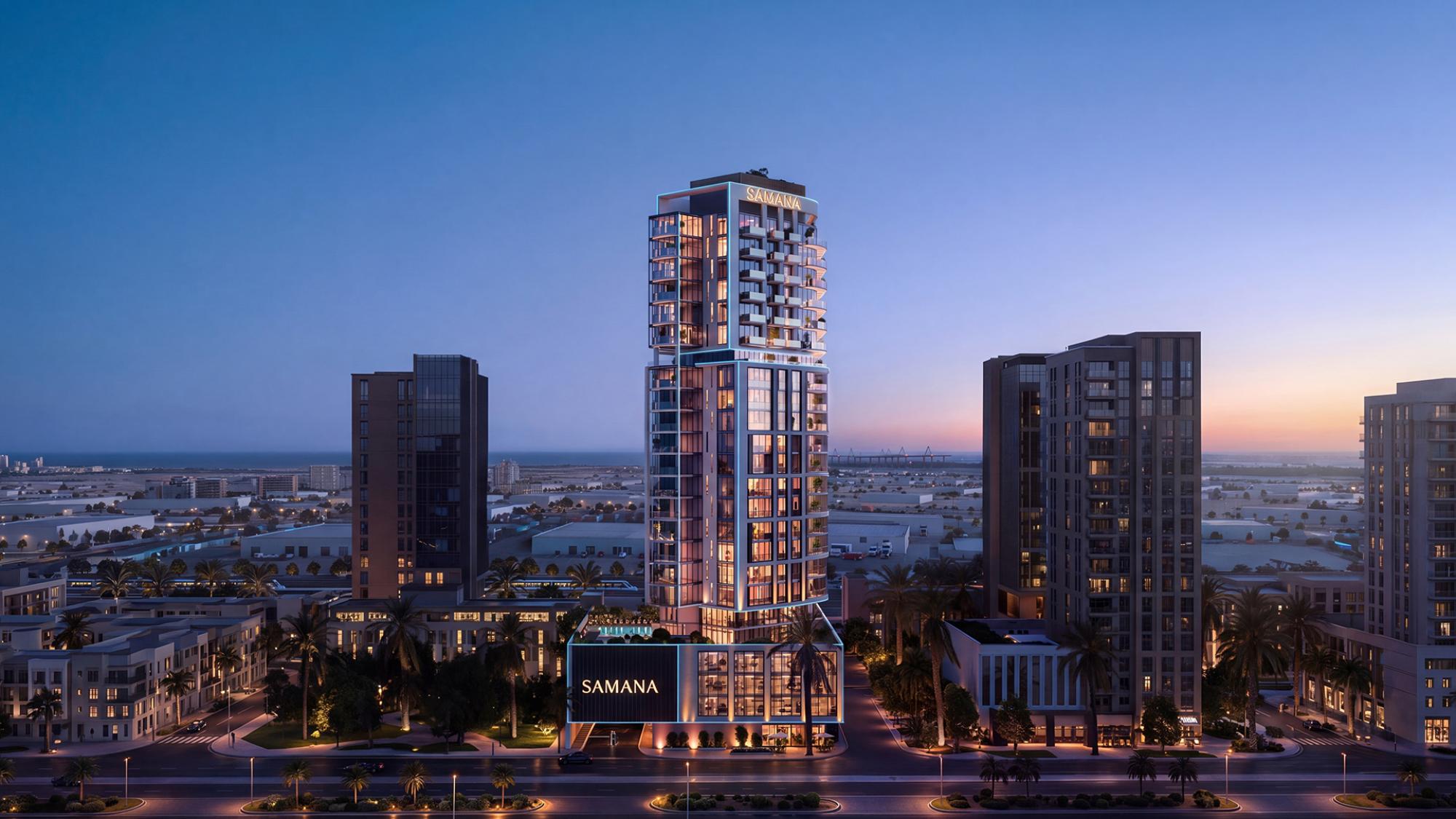 SAMANA Downtown One: Premium Apartments in Downtown Jebel Ali with 1% Monthly Payments