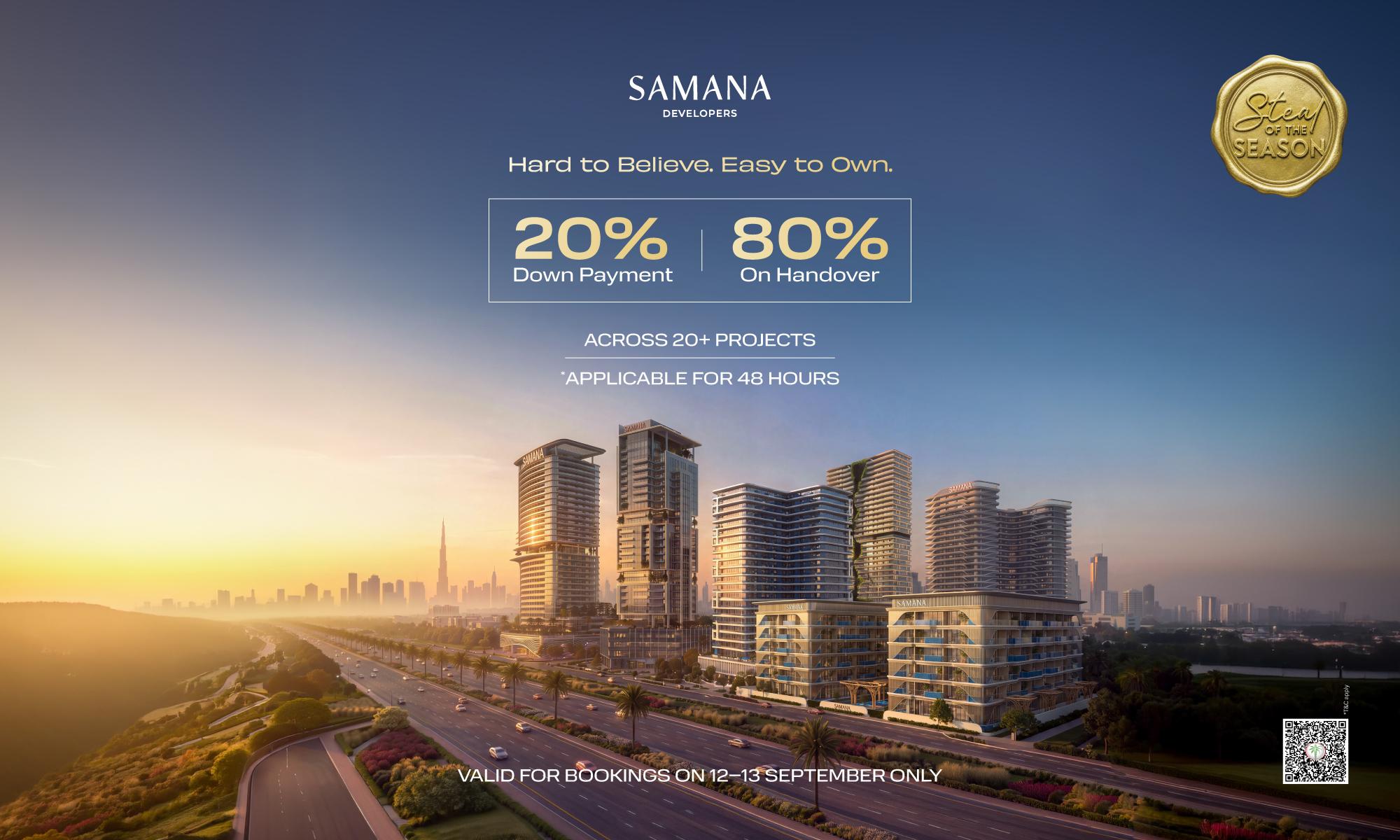SAMANA 20/80 Payment Plan