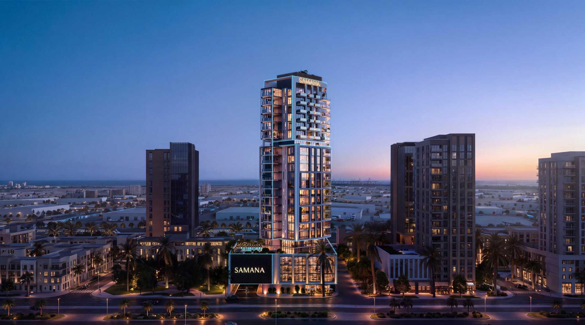 SAMANA DOWNTOWN ONE exterior architectural rendering