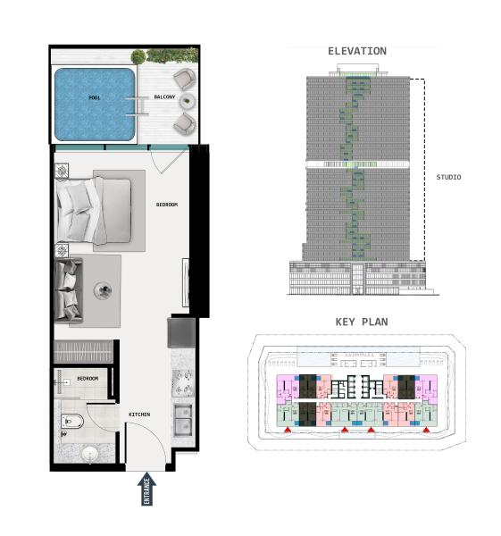 SAMANA Barari Lagoons - Studio