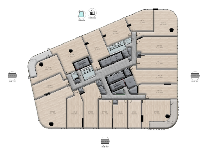 SAMANA Business Hub - 11th to 18th Floor